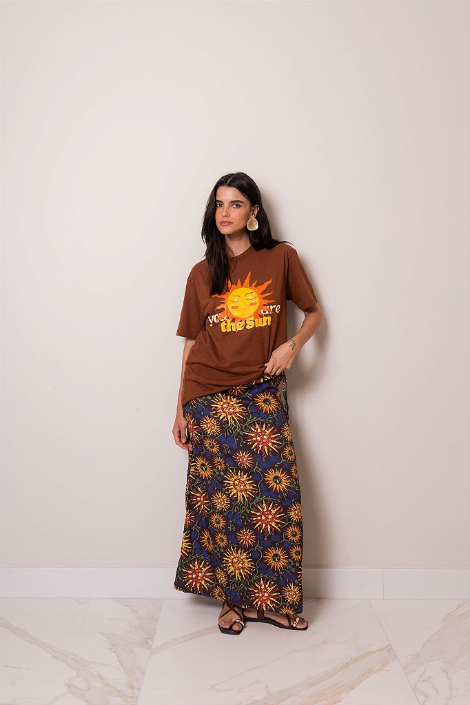 T-shirt Sol Marrom