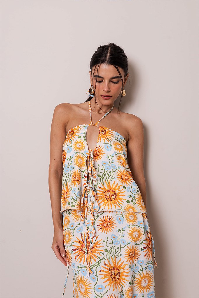 Saia Luna Estampada