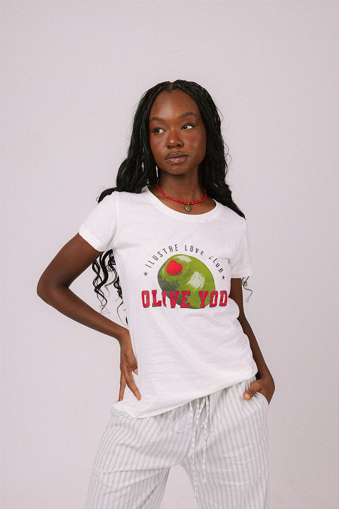 Baby Tee Olive