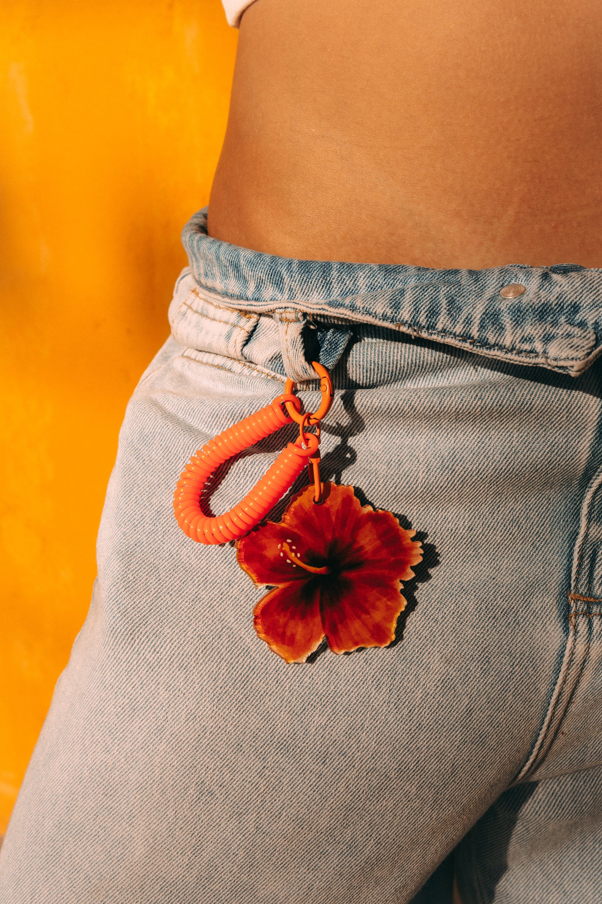 Chaveiro Hibisco
